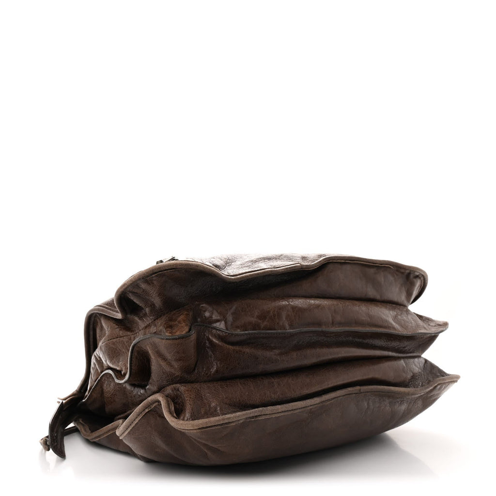 Chevre Classic Hardware Mid Afternoon Tote Truffle