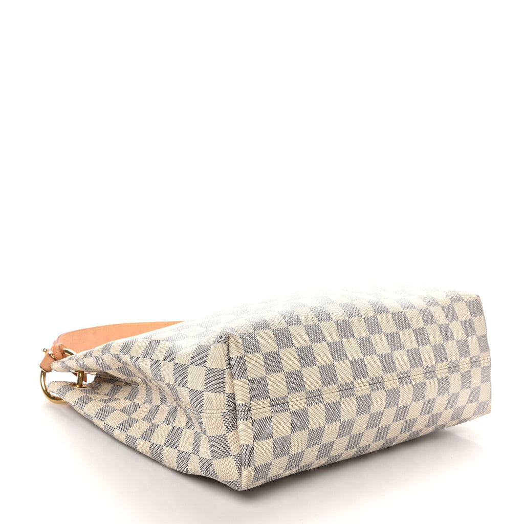 Damier Azur Graceful PM Rose Ballerine