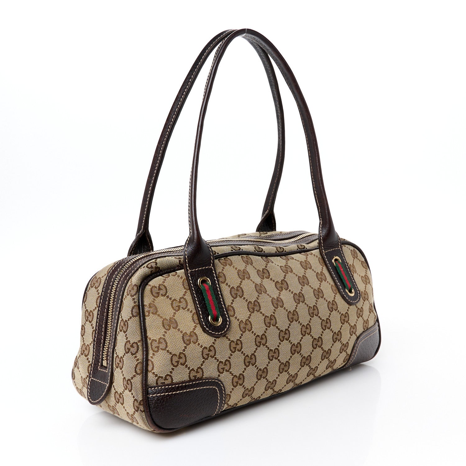 Monogram Small Princy Satchel Dark Brown