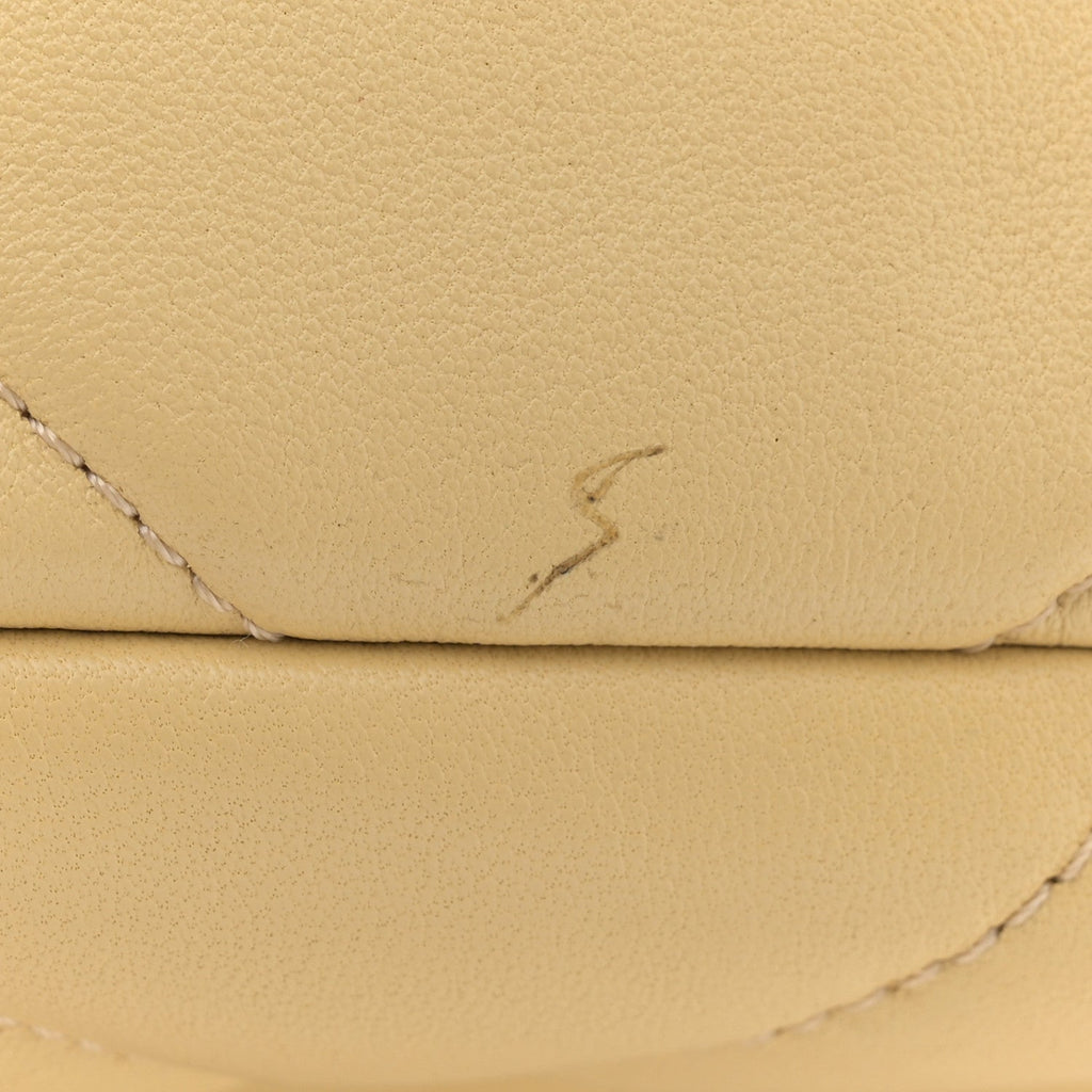 Lambskin Quilted Medium Chanel 19 Flap Yellow