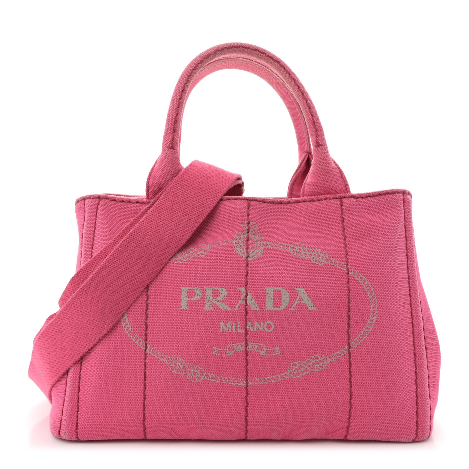 Canapa Small Logo Tote Peonia