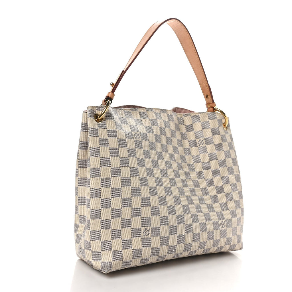 Damier Azur Graceful PM Rose Ballerine