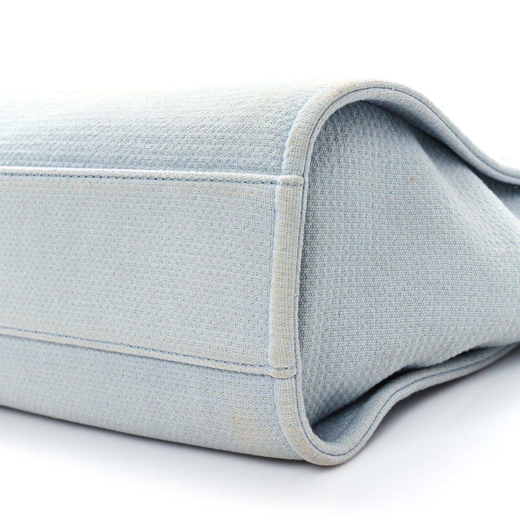 Mixed Fibers Small Deauville Tote Light Blue
