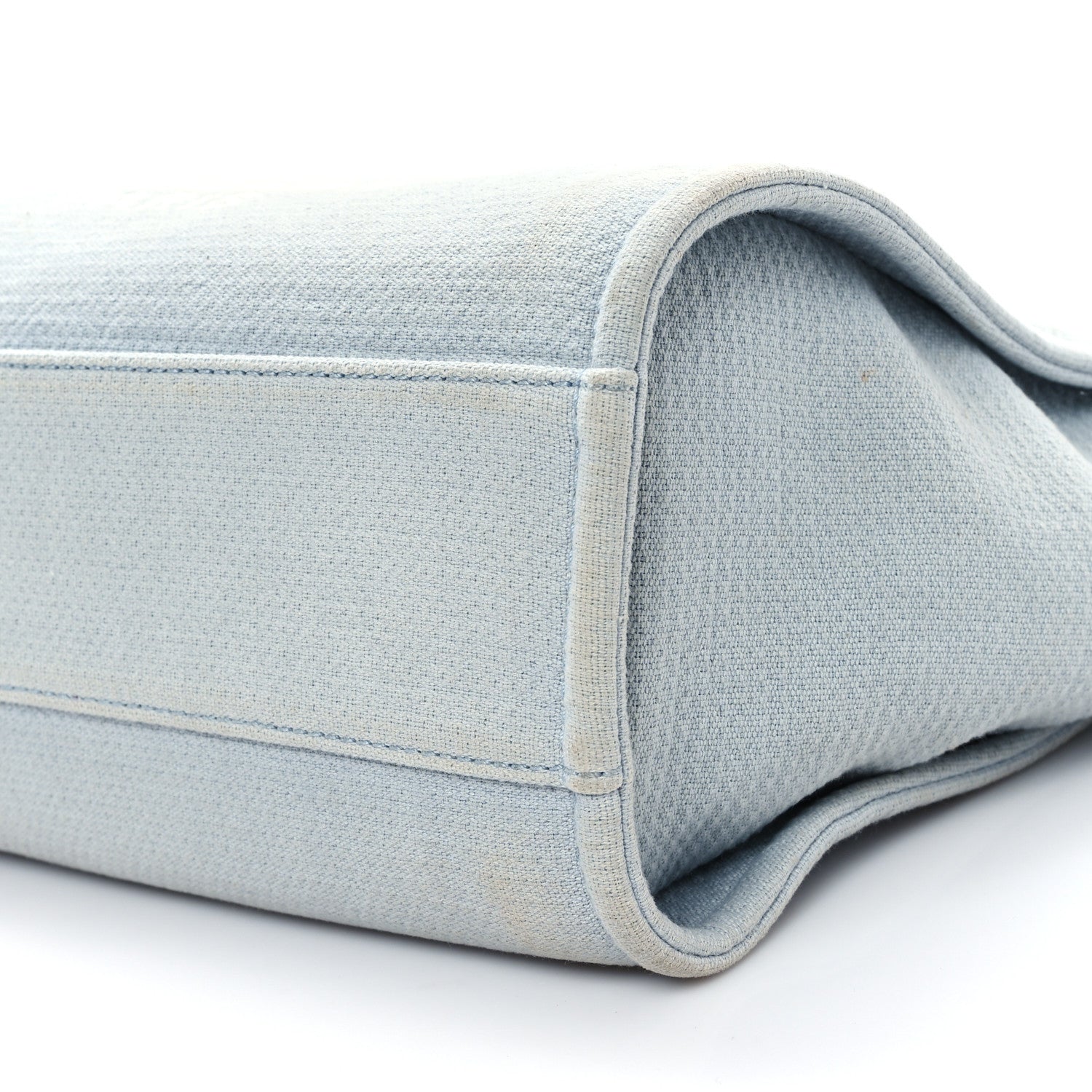 Mixed Fibers Small Deauville Tote Light Blue