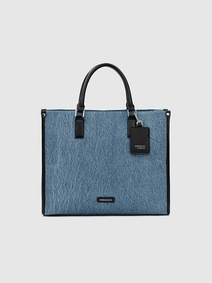 Denice Denim Tote Bag - MIRAGGIO