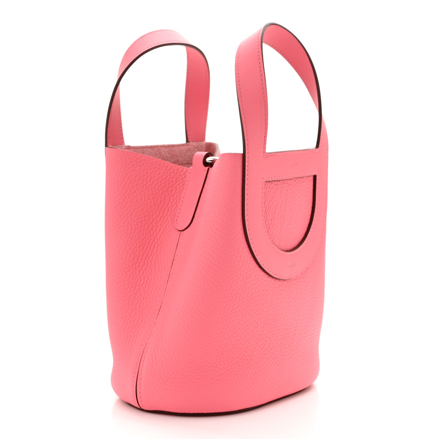 Taurillon Clemence Swift In-The-Loop 18 Bag Rose Azalee