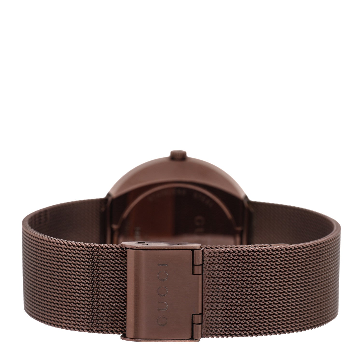 Stainless Steel 36mm U-Play Mesh Quartz Watch Bronze