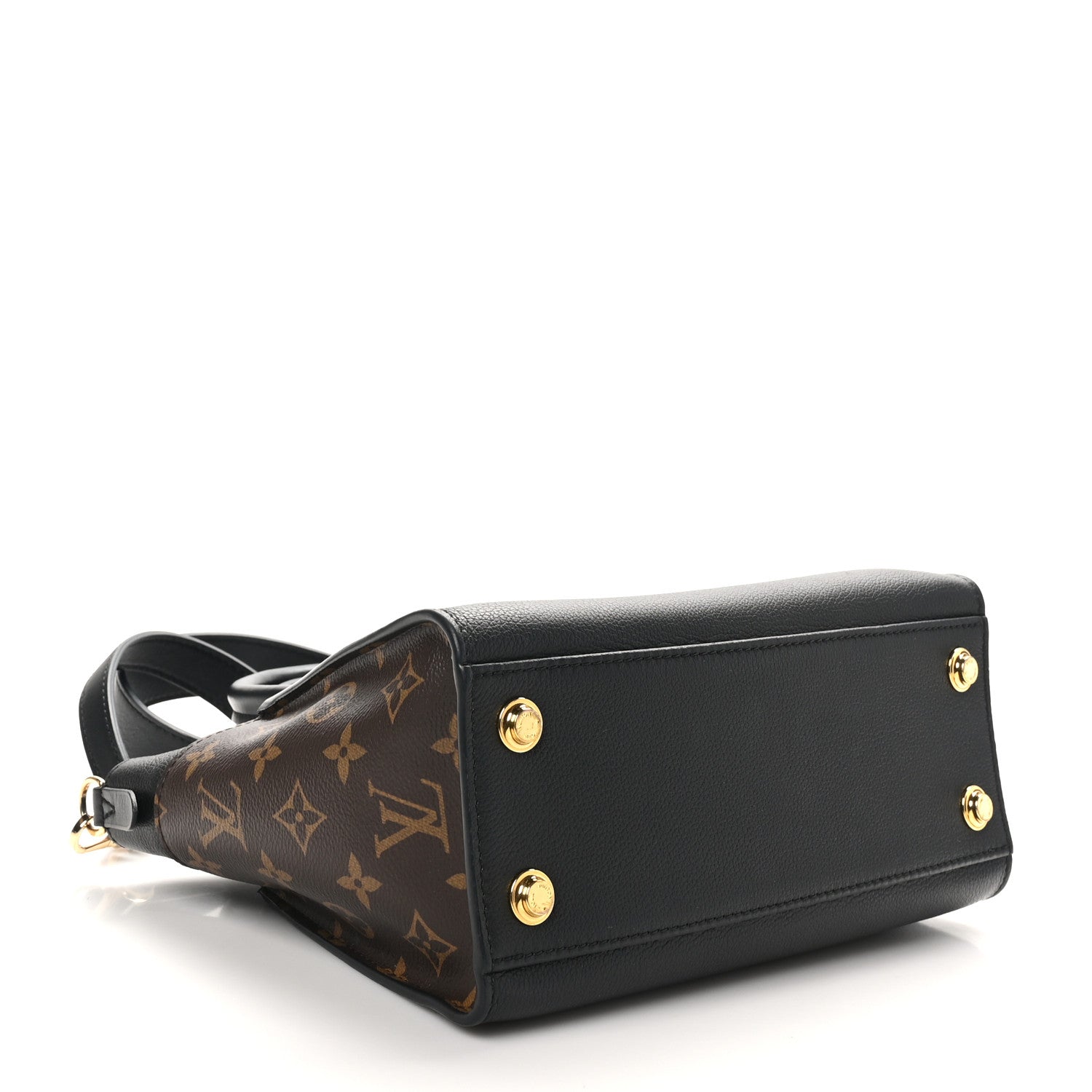 Calfskin Monogram On My Side PM Black