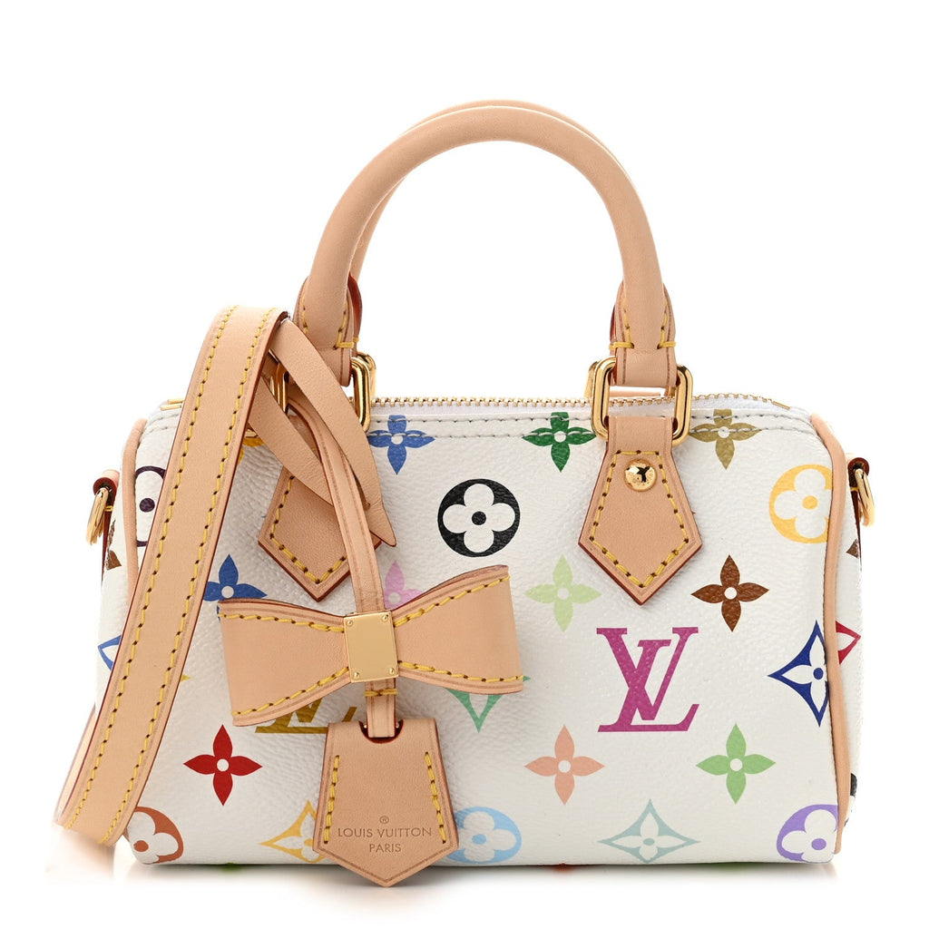 LV X TM Monogram Multicolor Nano Speedy White