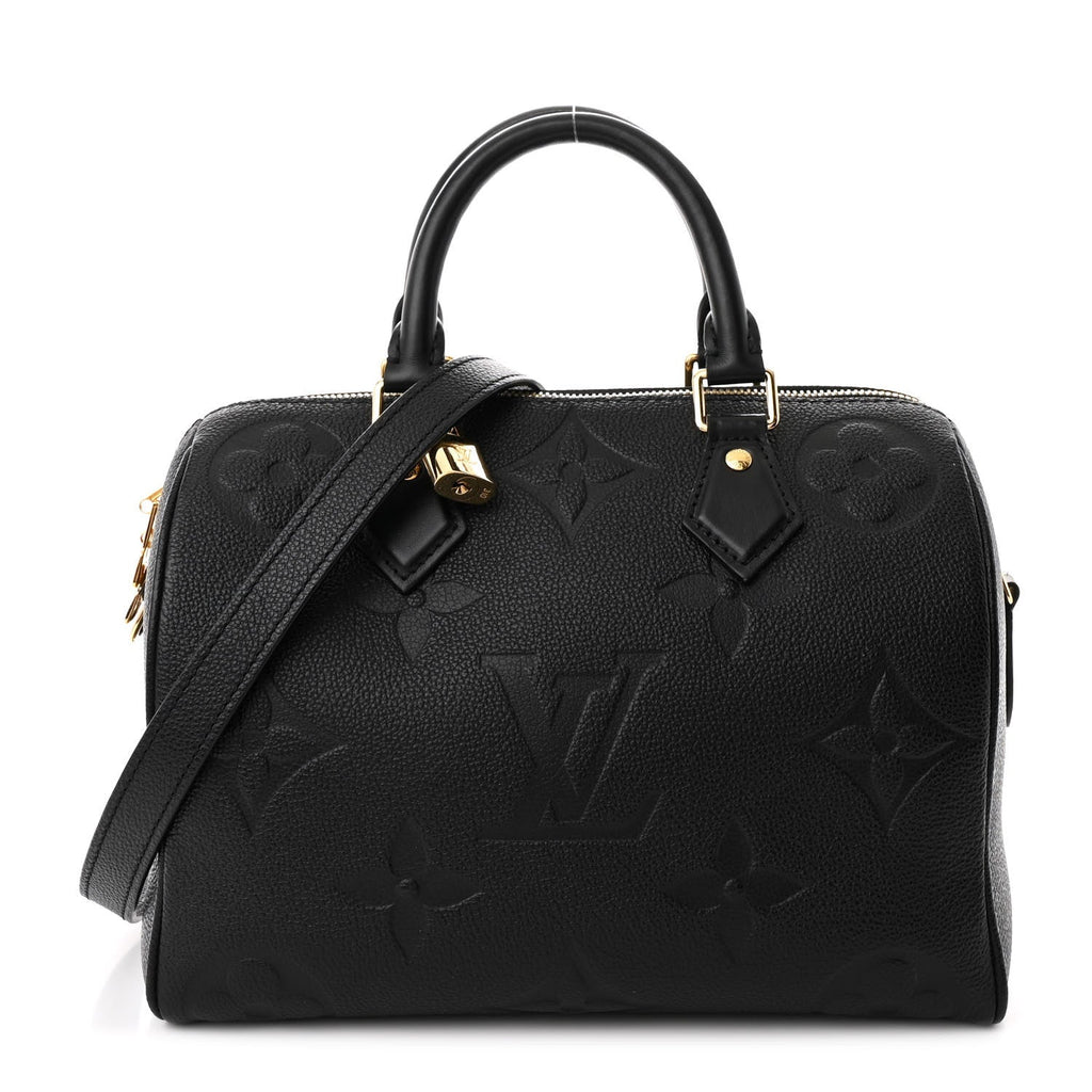 Empreinte Monogram Giant Speedy Bandouliere 25 Black