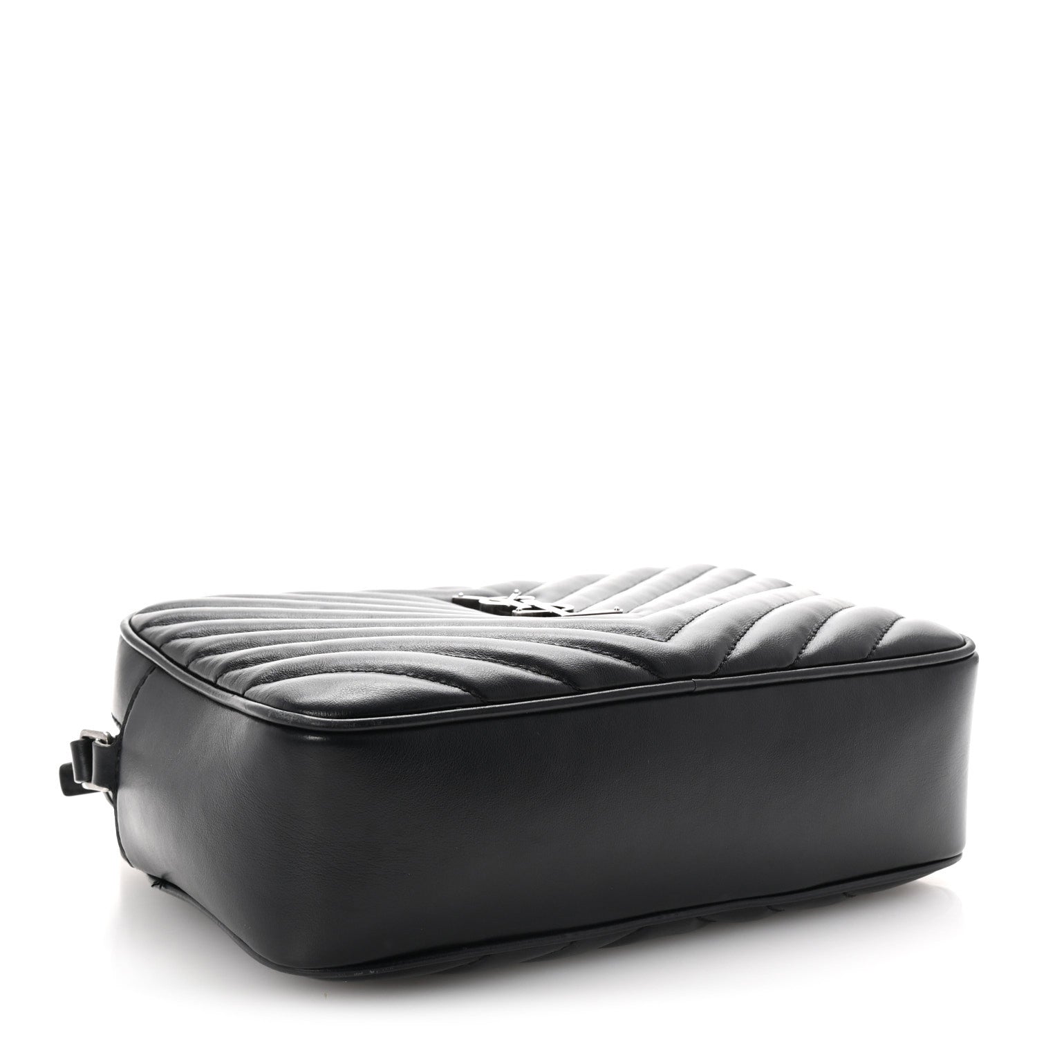 Calfskin Matelasse Monogram Lou Camera Bag Black