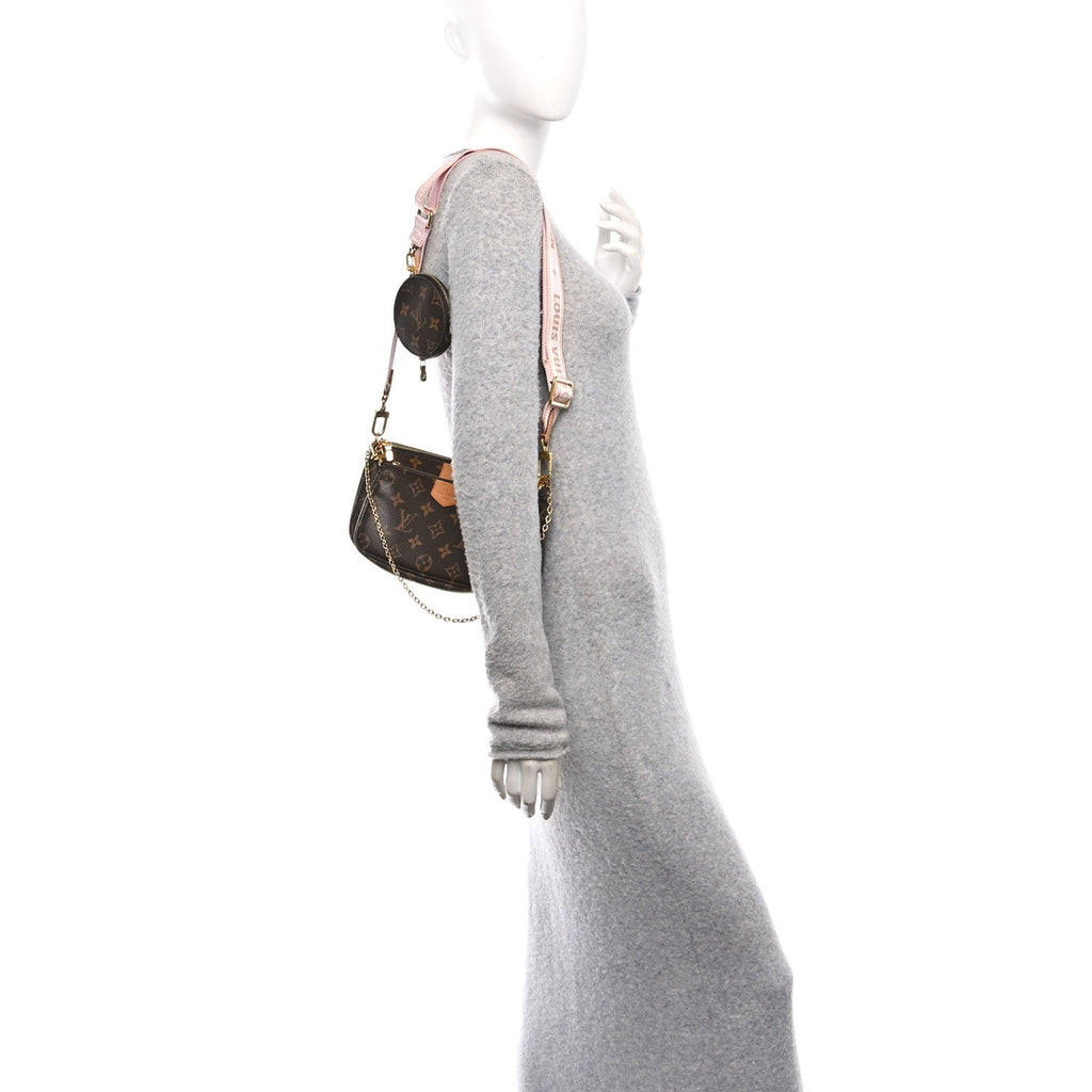 Monogram Multi Pochette Accessories Rose Clair