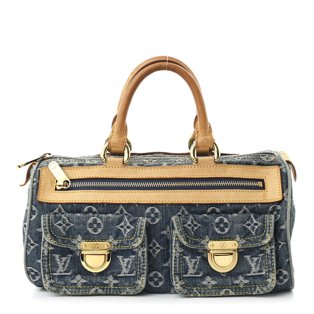 Monogram Denim Neo Speedy Blue