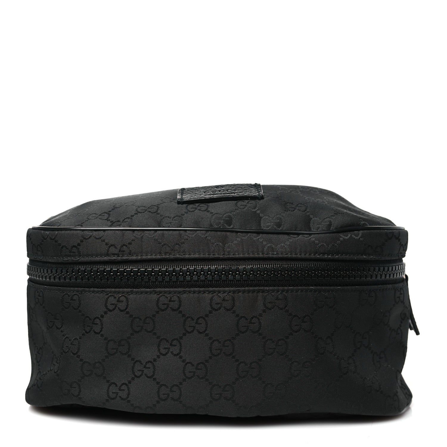 Nylon Monogram Fanny Pack Belt Bag Black