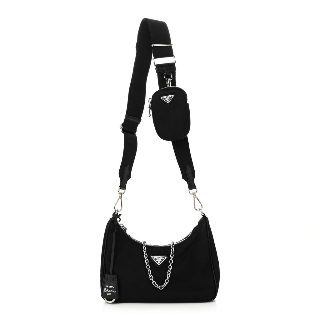 Nylon Re-Edition 2005 Shoulder Bag Black