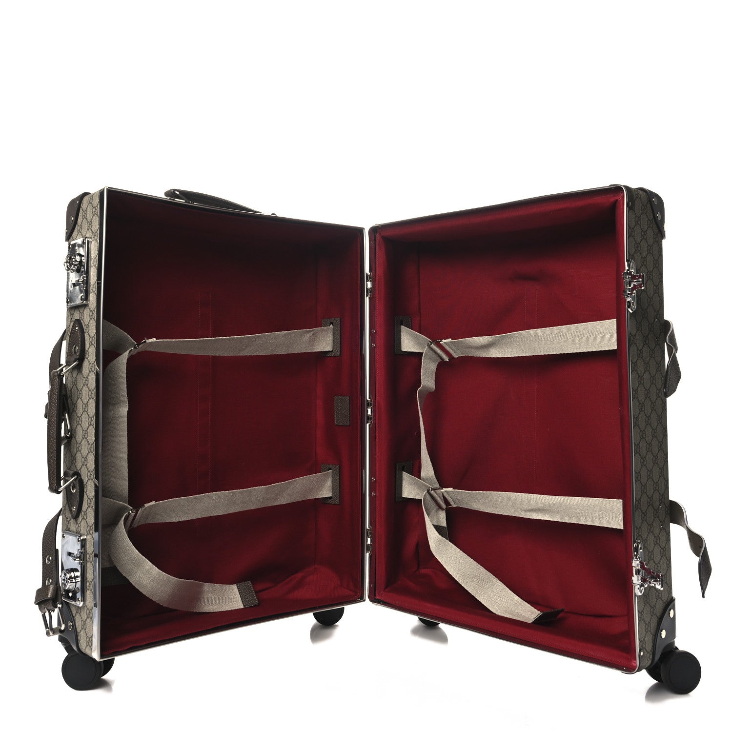 Supreme Monogram Globe-Trotter Carry-On Brown