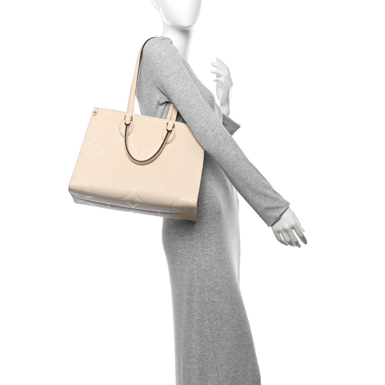 Empreinte Monogram Giant Onthego MM Creme