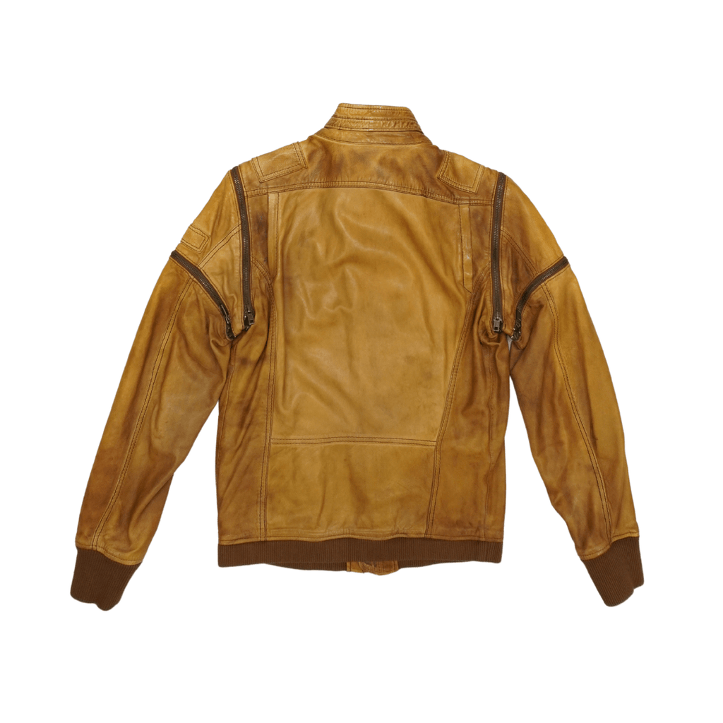 Diesel Convertible Leather Jacket - Men's S
