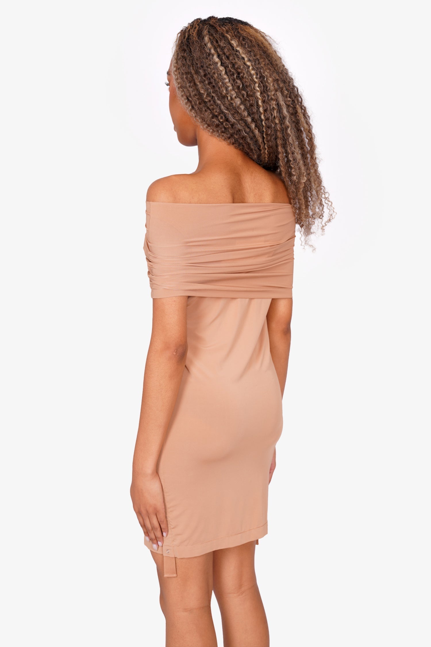 Dion Lee Camel Heavy Eco Crepe Doric Gather Top Size XS