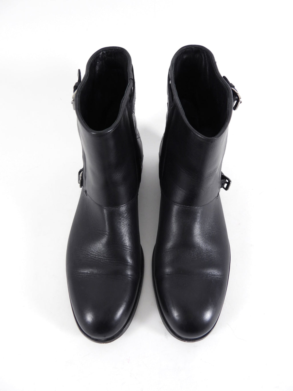 Christian Dior Black Leather Cannage Quilted Ankle Boot - 39