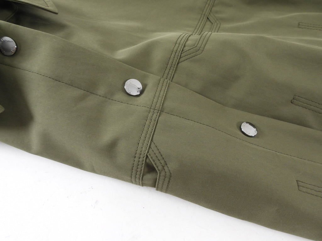 Christian Dior Army Green Short Sleeve Snap Shirt - L (8/10)