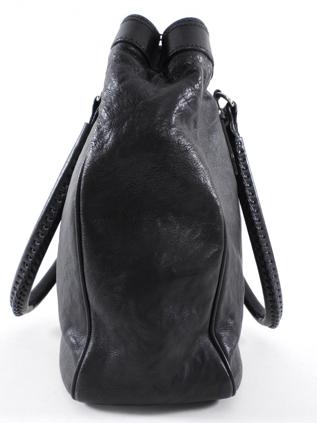 Christian Dior Vintage 2007 Black Leather My Dior Tote Bag