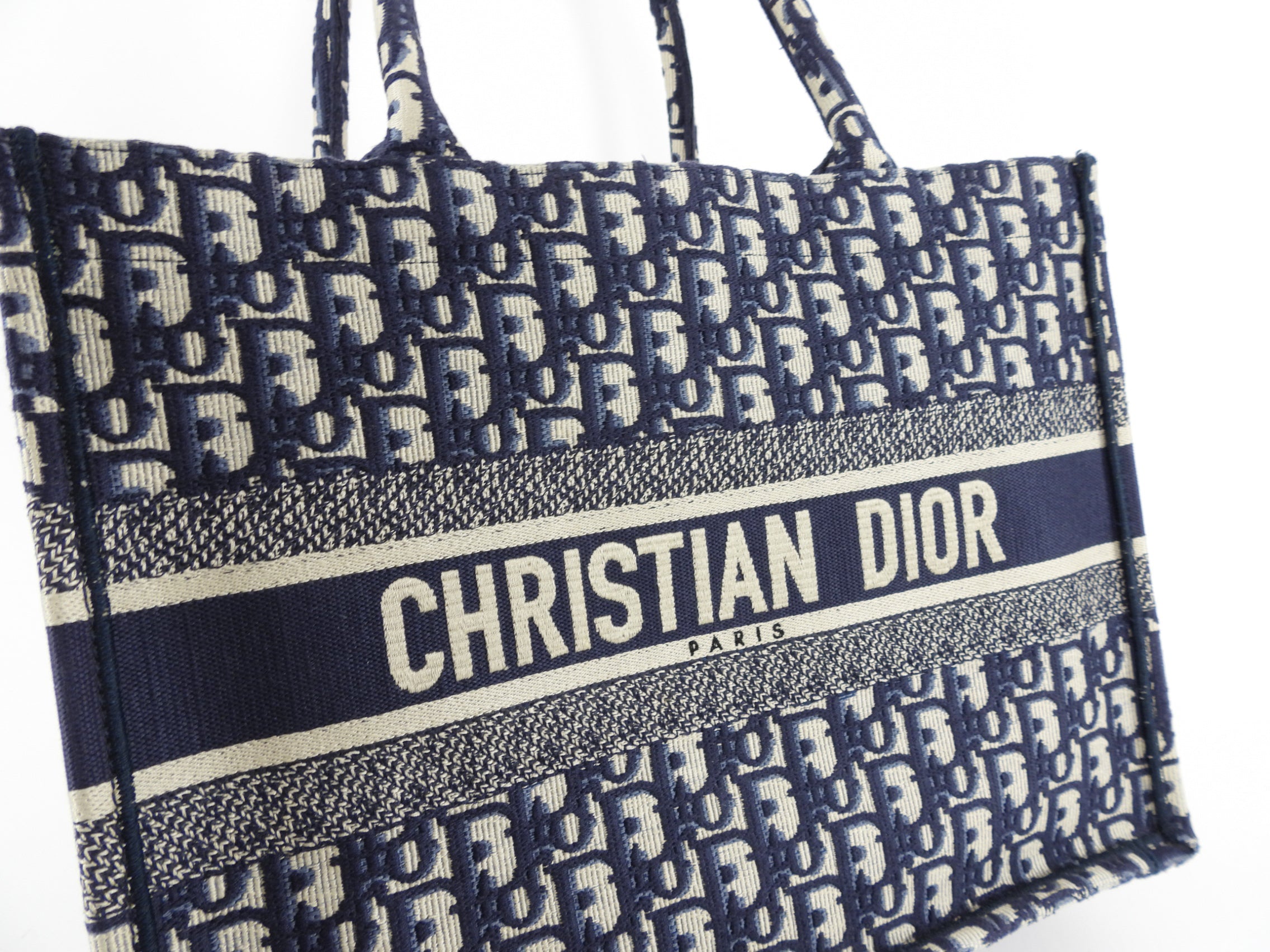 Dior Monogram Oblique Small Book Tote Bag