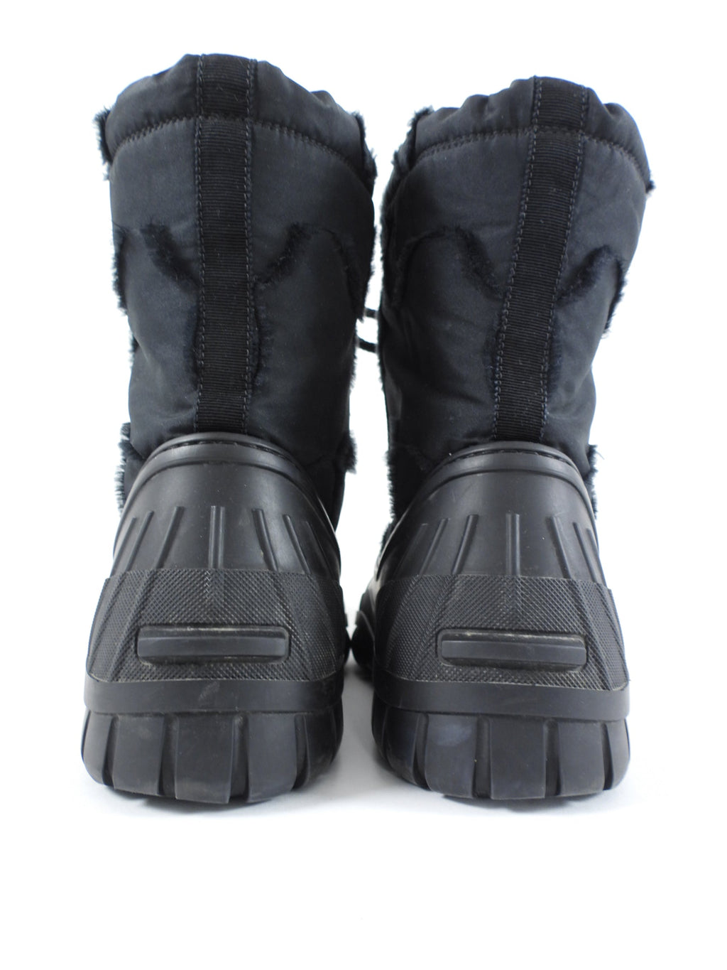 Christian Dior Dventure Camo Nylon Rubber Lace Up Boots - 37