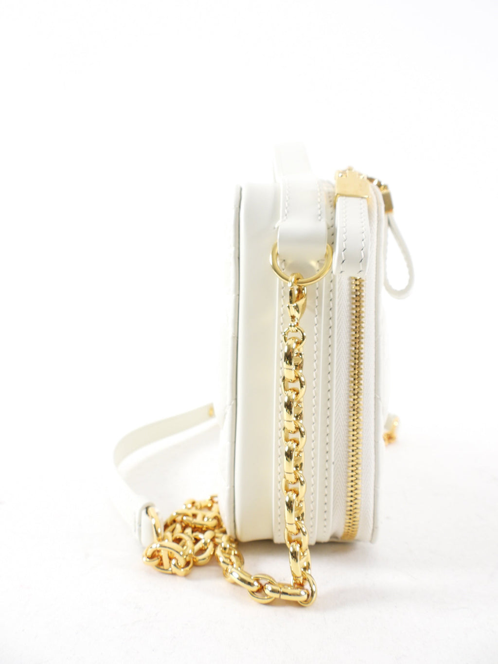 Christian Dior Caro Box  Pouch Bag with Chain Strap