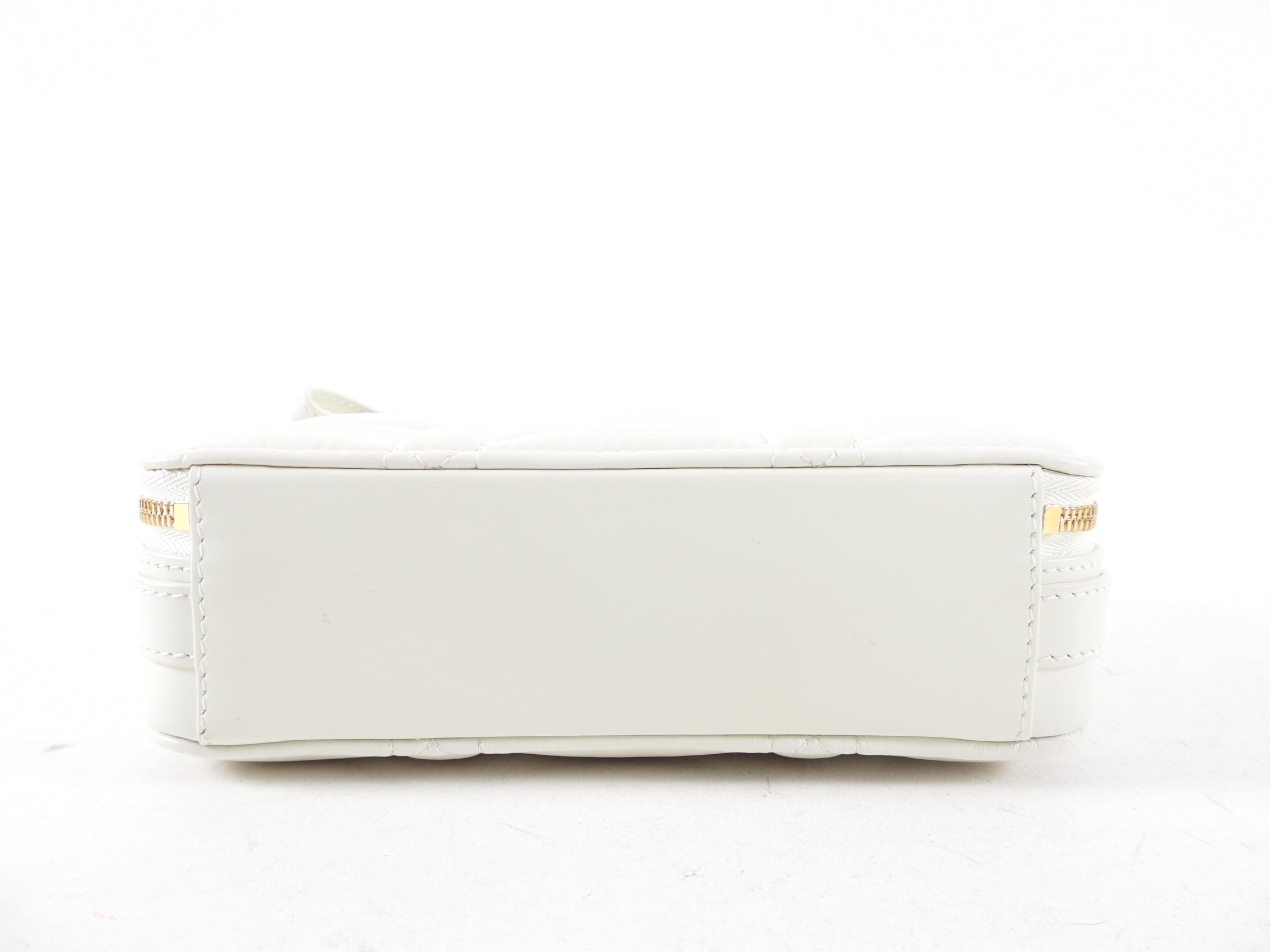 Christian Dior Caro Box  Pouch Bag with Chain Strap