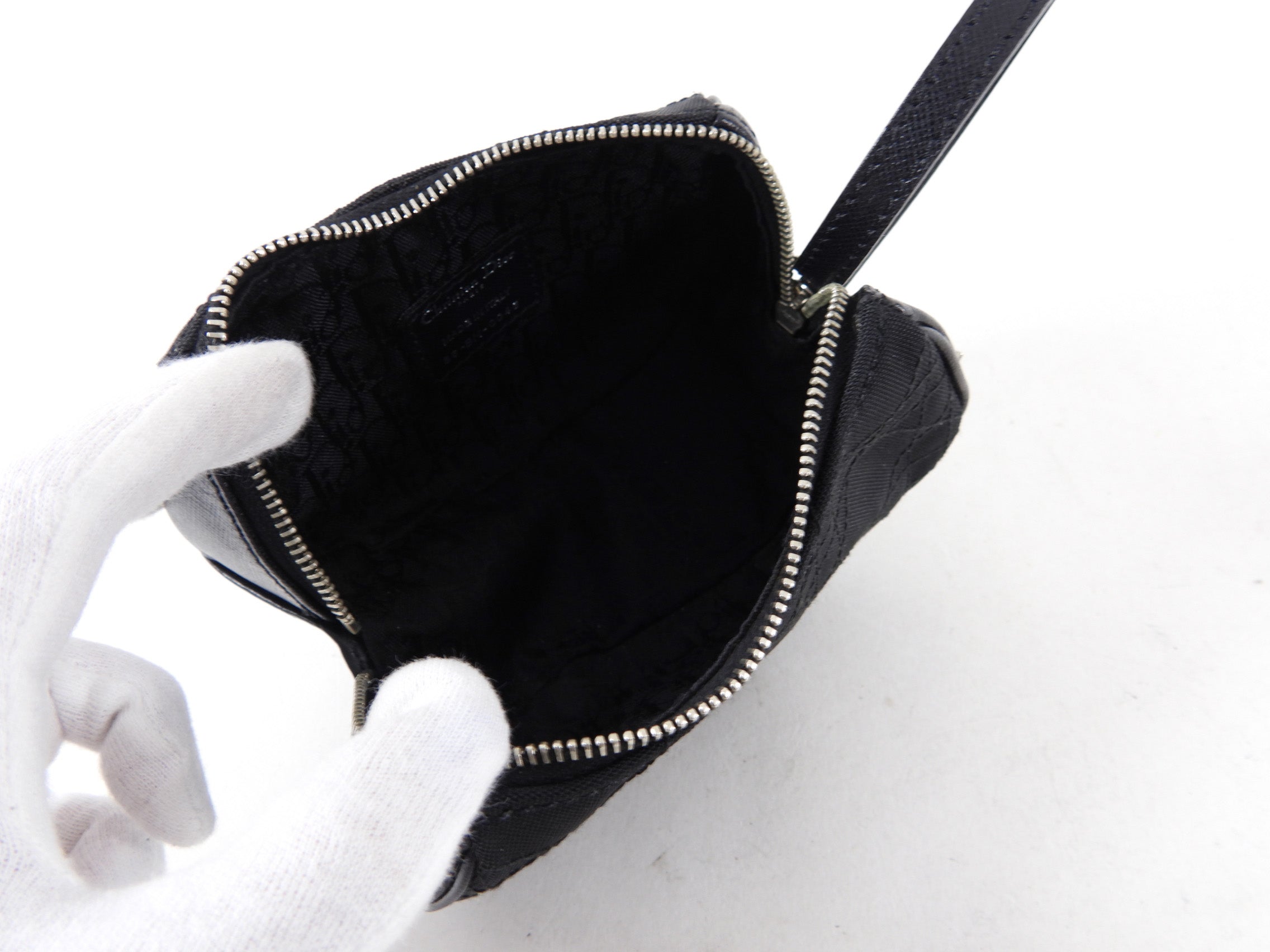 Dior Vintage Cannage Micro Cosmetic Pouch