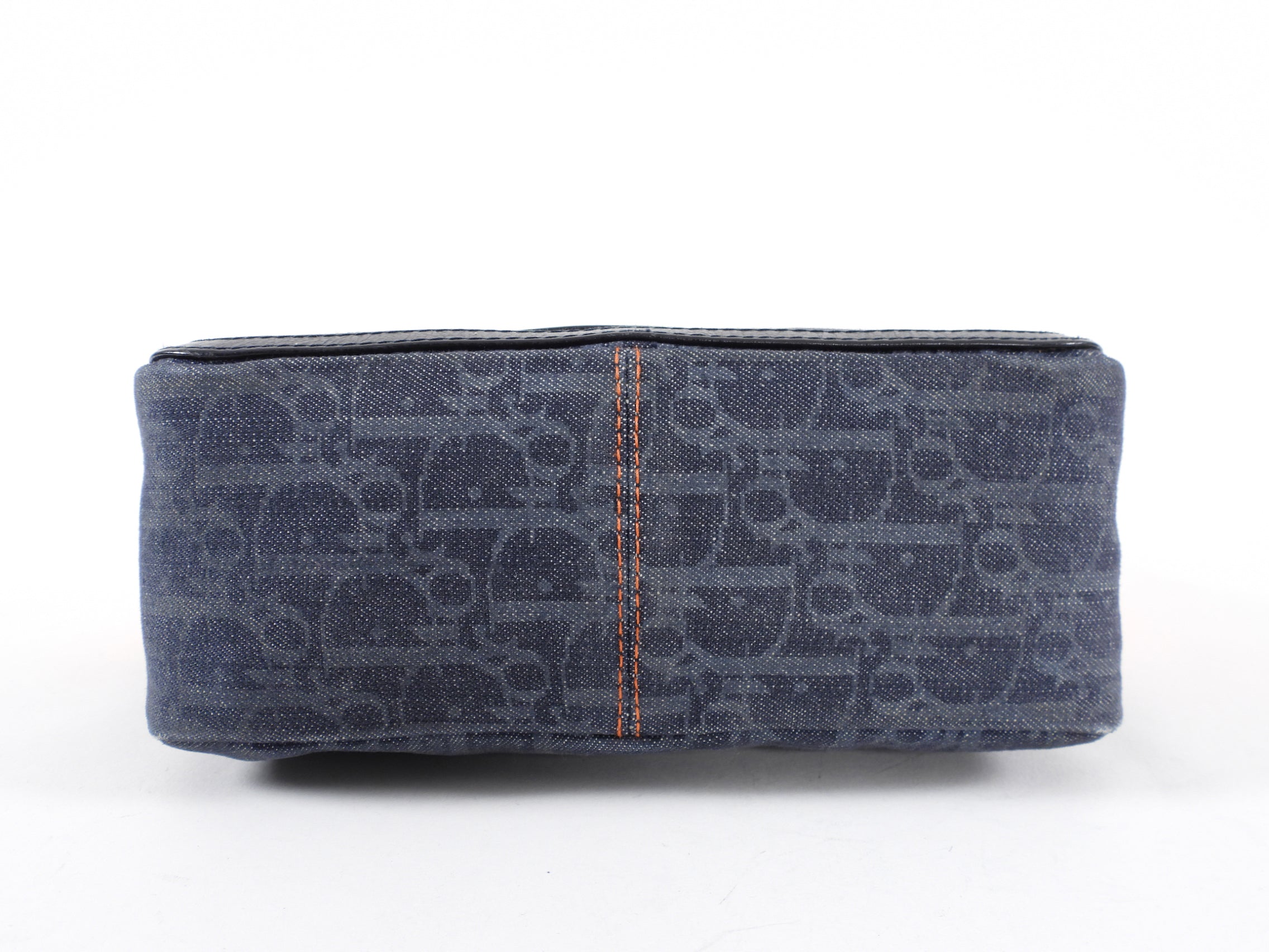 Dior Vintage Early 2000’s Galliano Denim Trotteur Flight Bag