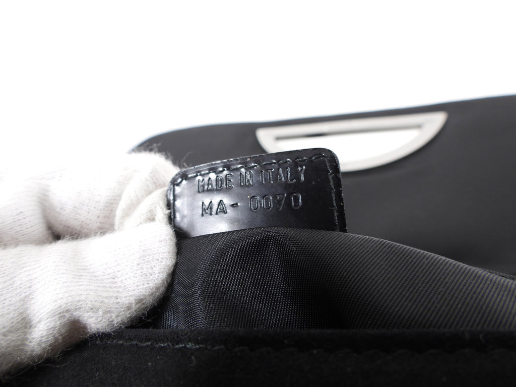 Dior John Galliano Vintage Early 2000's Malice Black Suede Bag