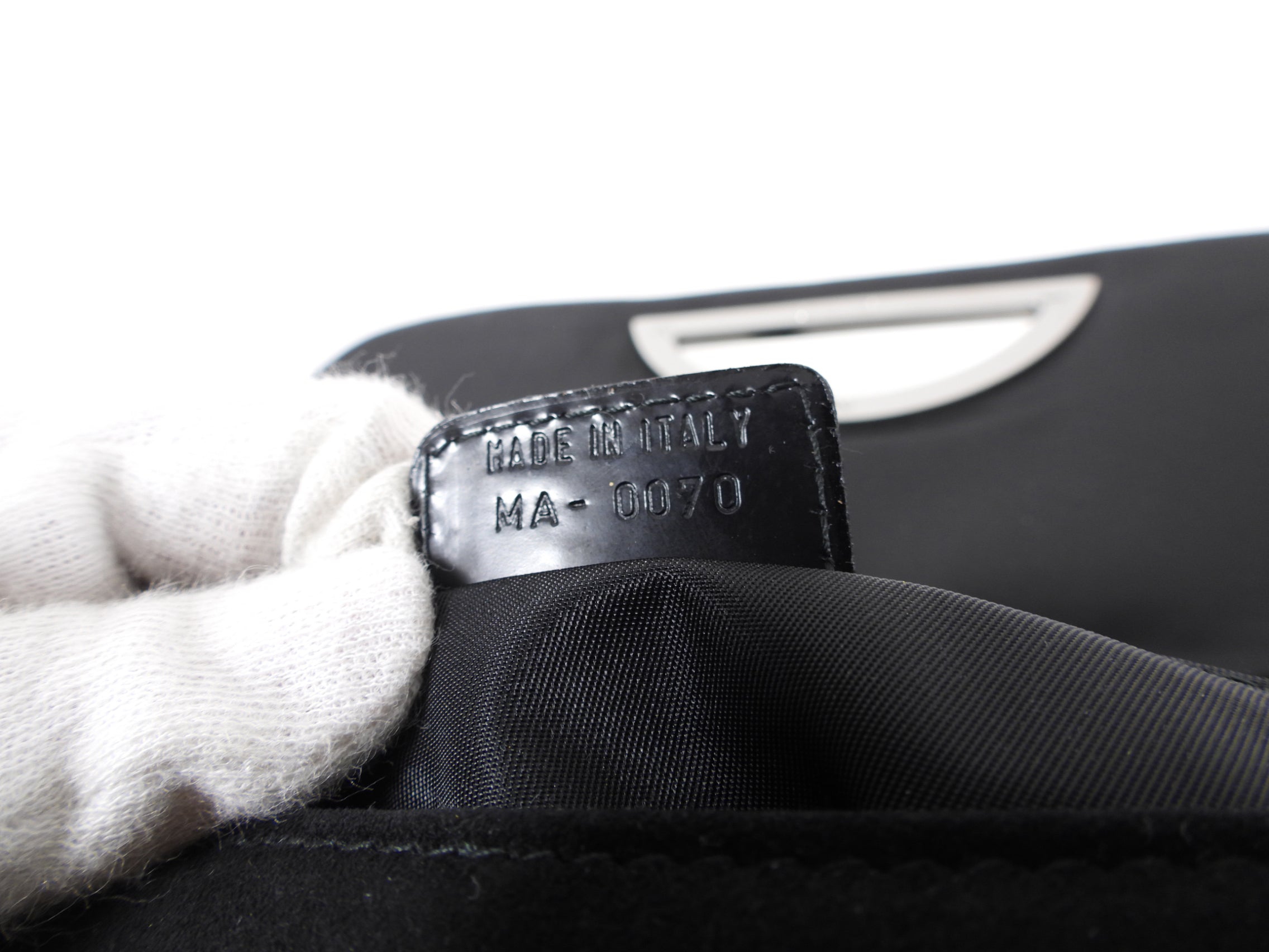 Dior John Galliano Vintage Early 2000's Malice Black Suede Bag