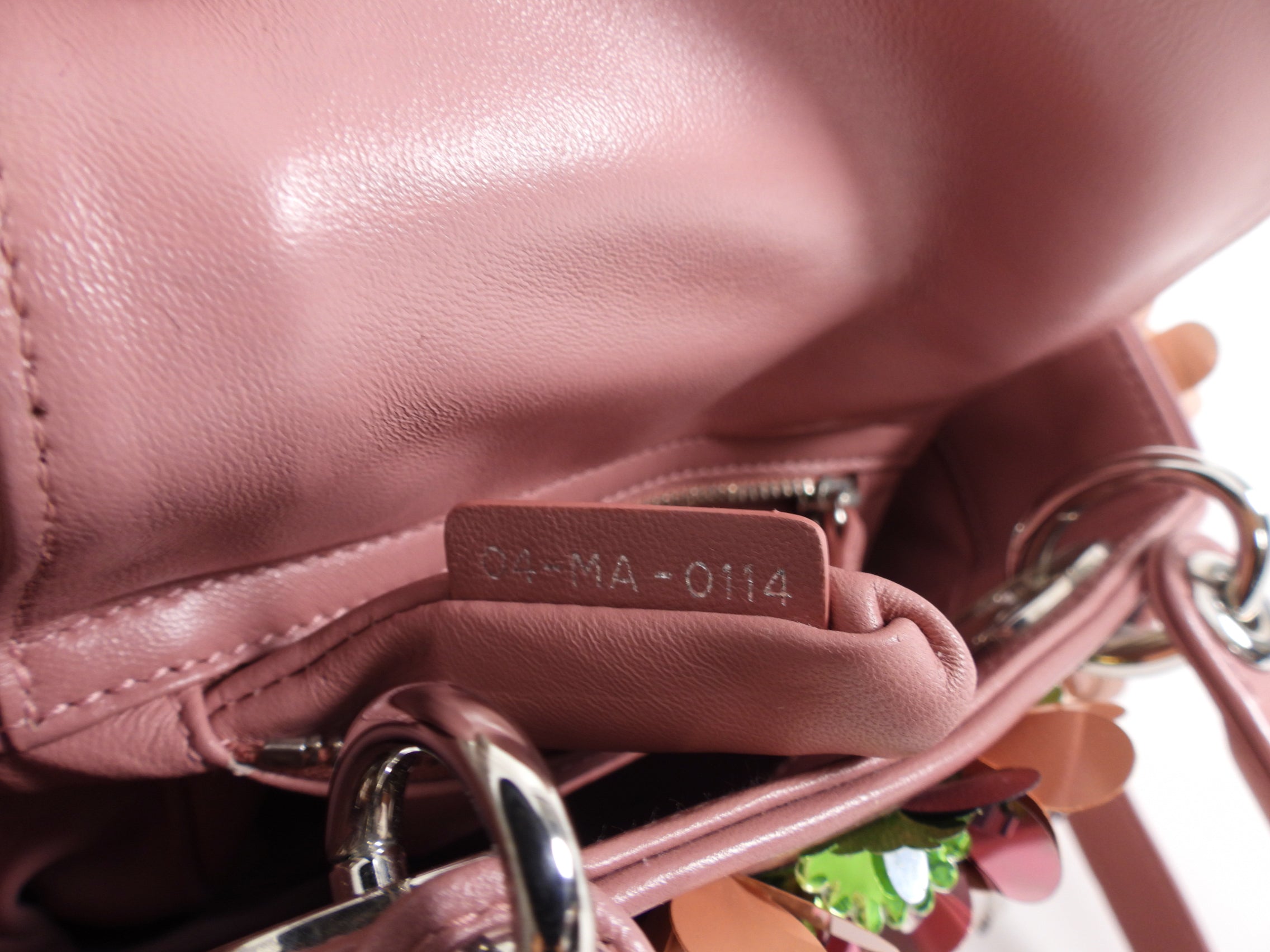 Dior Mini Lady Dior Quartz Pink Sequin Embellished Limited Edition Bag