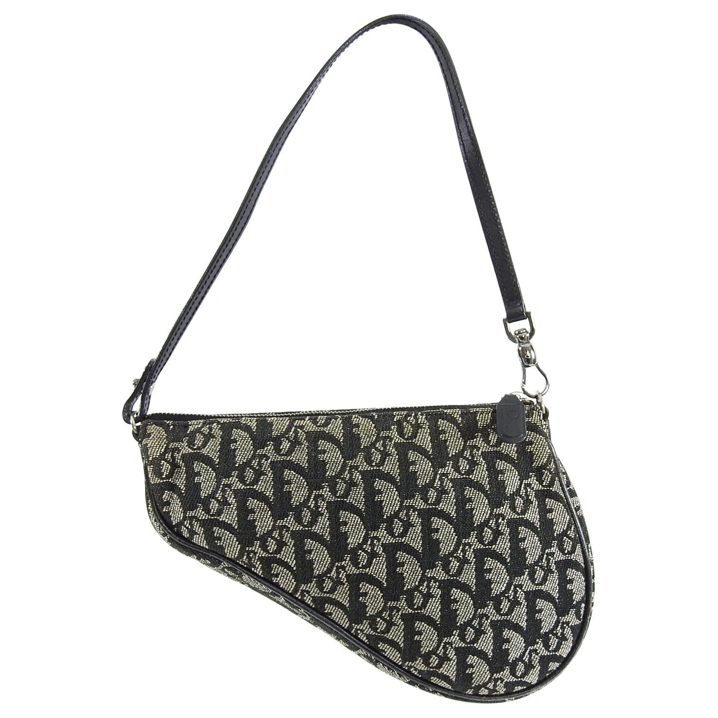 Christian Dior Monogram Oblique Canvas Mini Saddle Bag