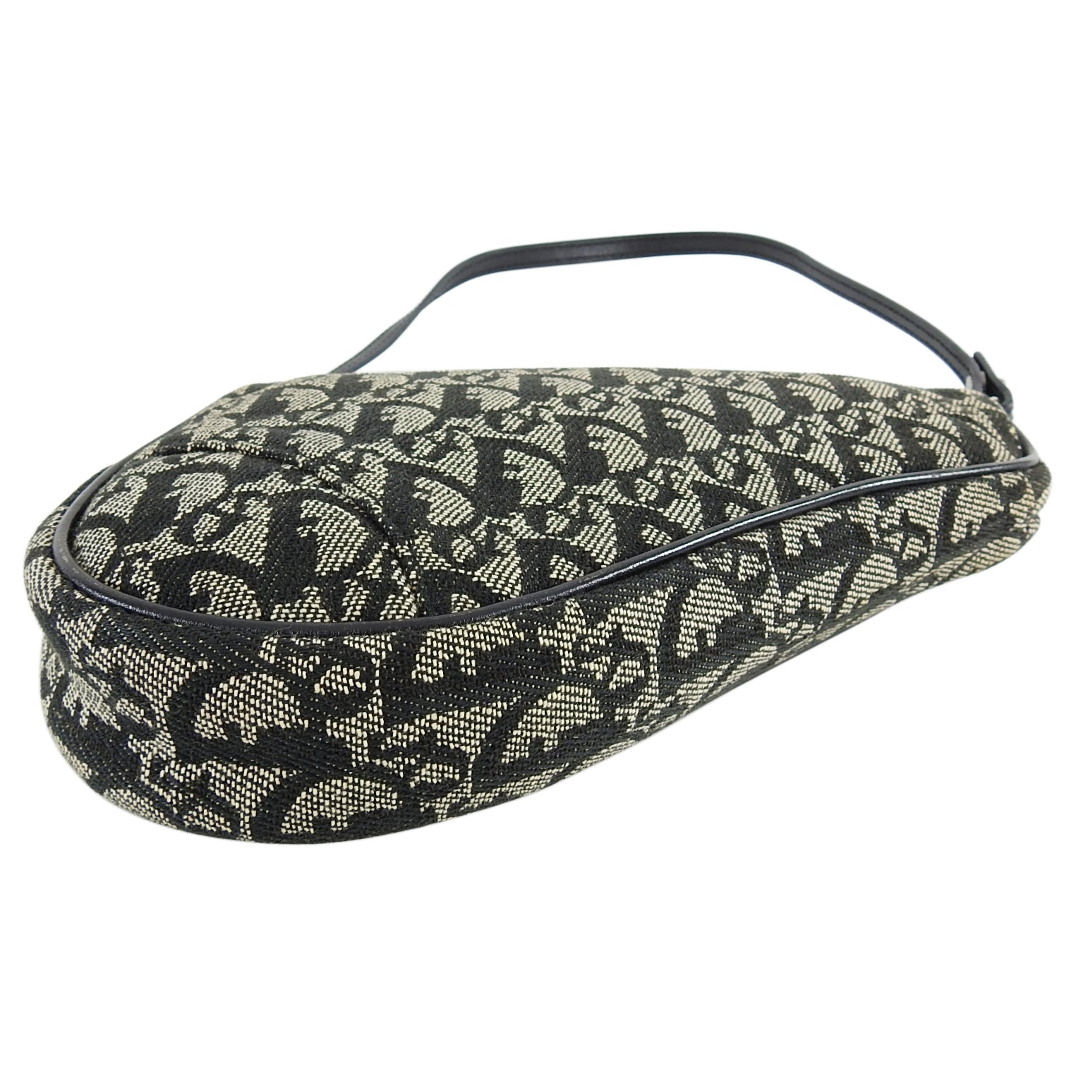 Christian Dior Monogram Oblique Canvas Mini Saddle Bag