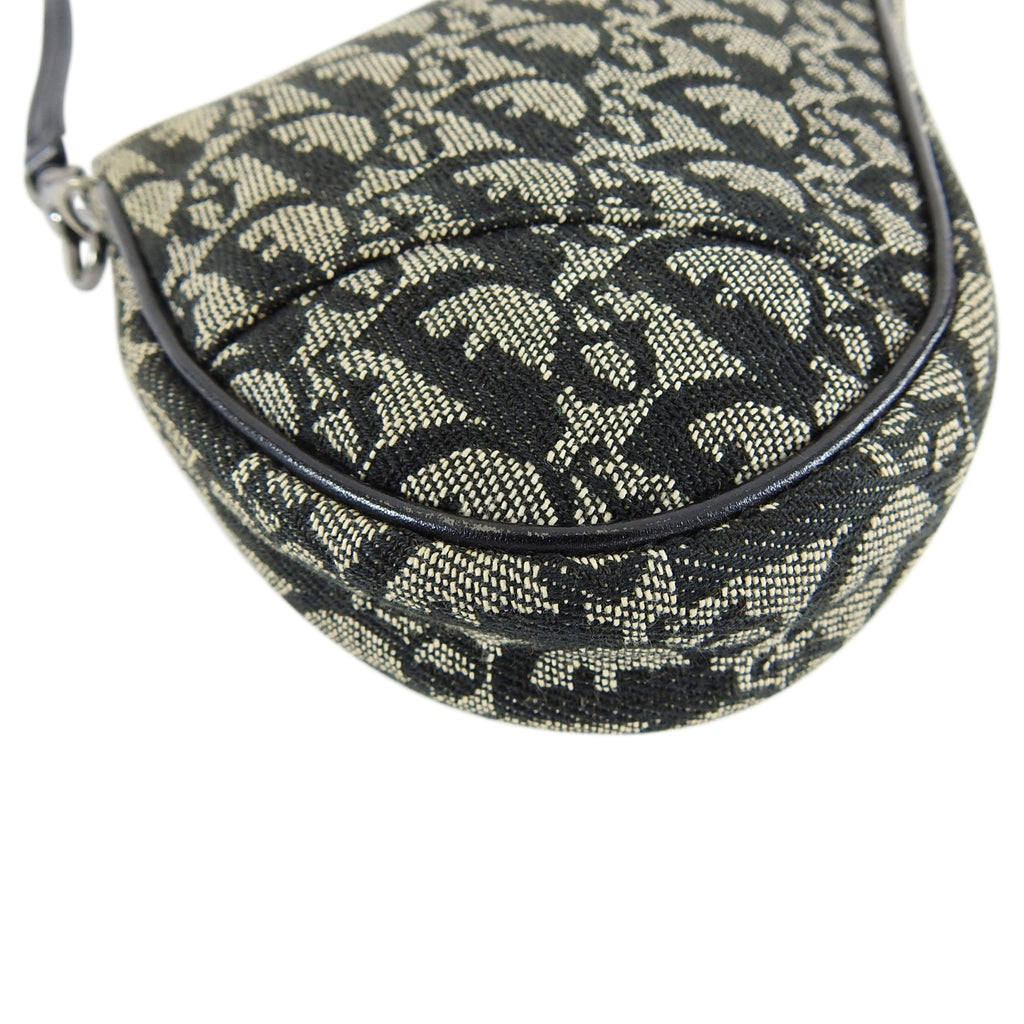 Christian Dior Monogram Oblique Canvas Mini Saddle Bag