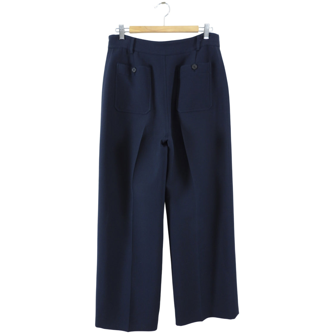 Christian Dior Navy Front Patch Pocket Trousers - 8/10
