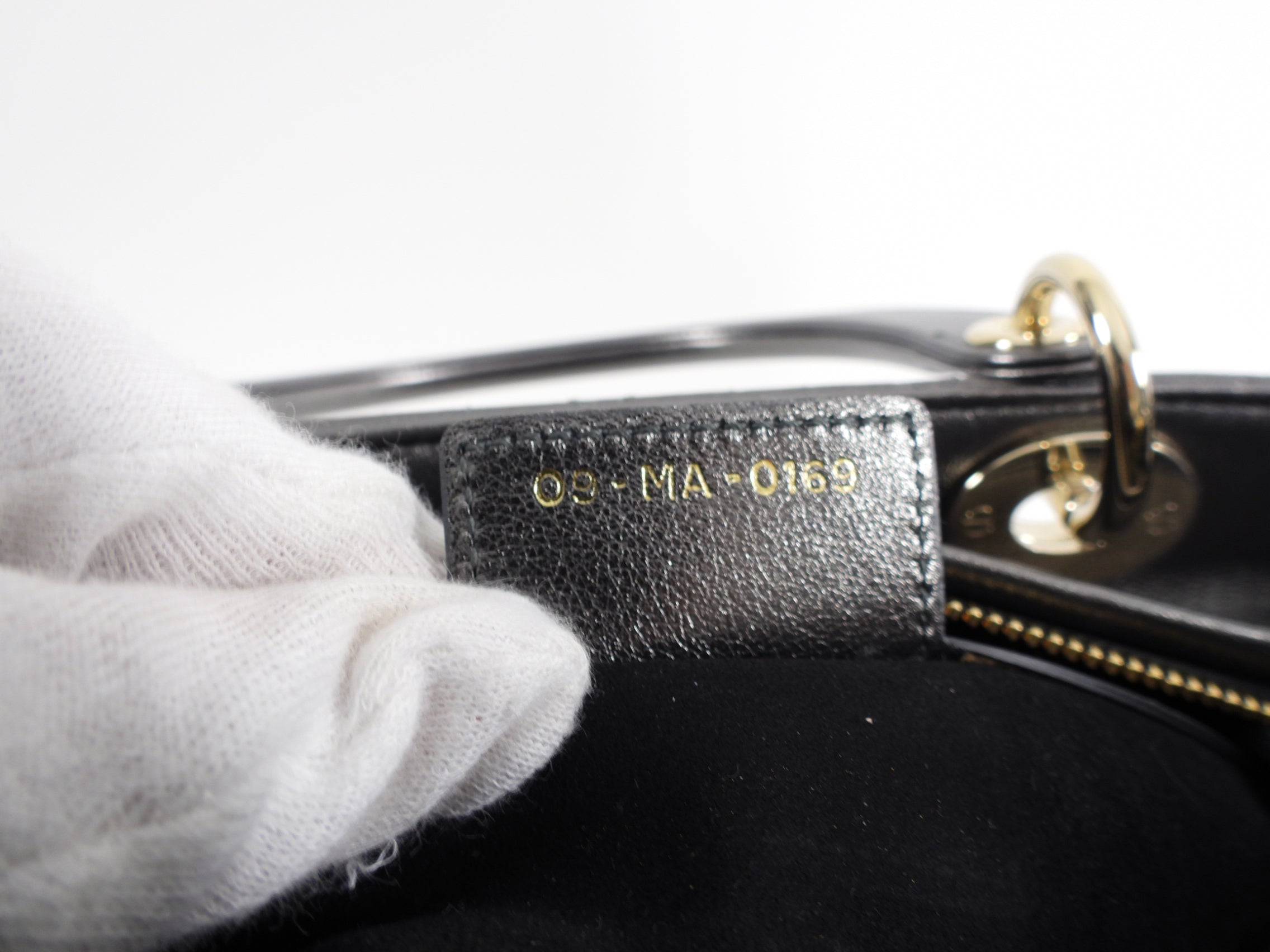 Dior Lady Dior Medium Pewter Metallic Cannage Bag with Strap