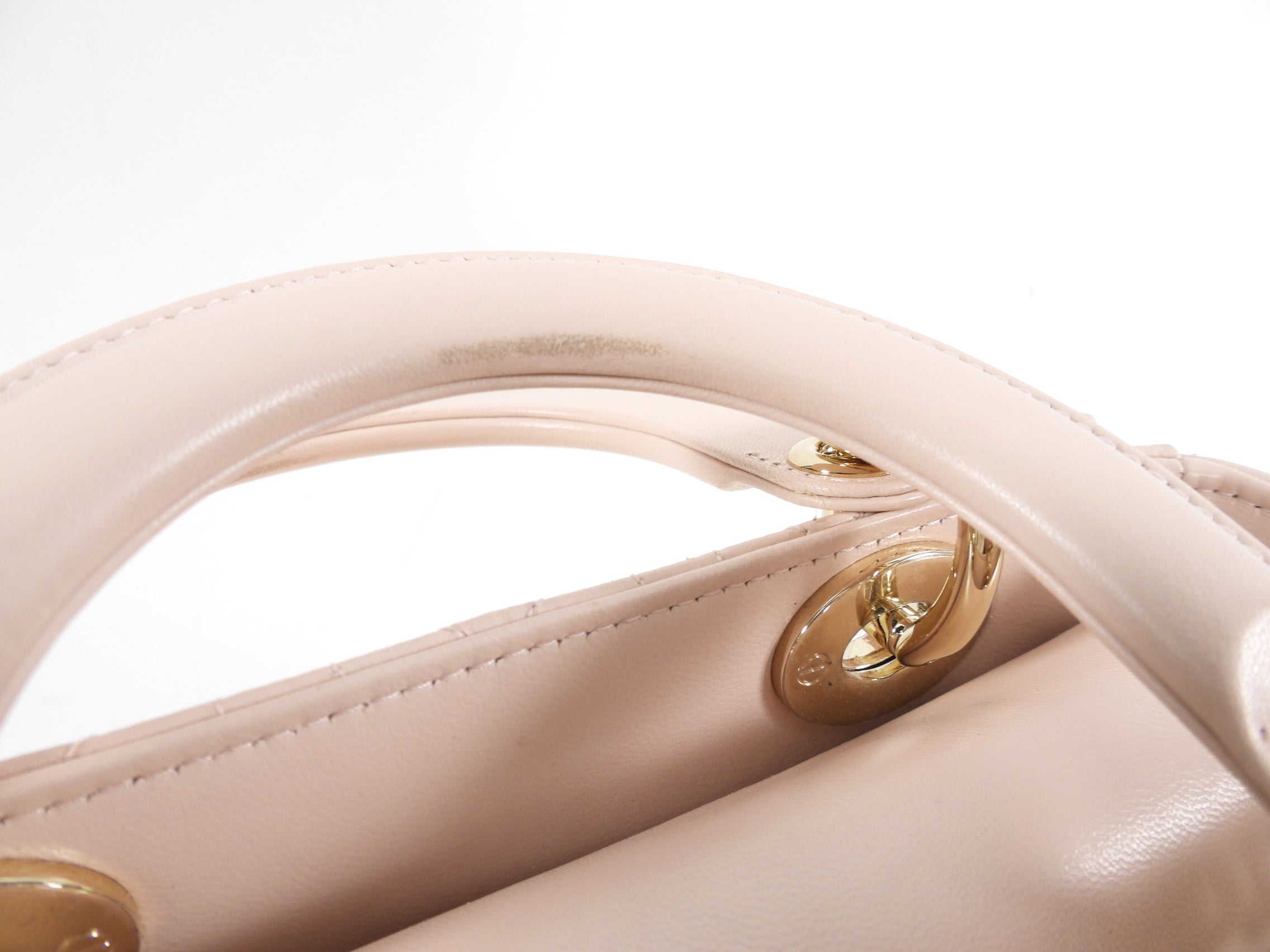 Dior Small Light Pink My Lady Dior Cannage Crossbody Bag