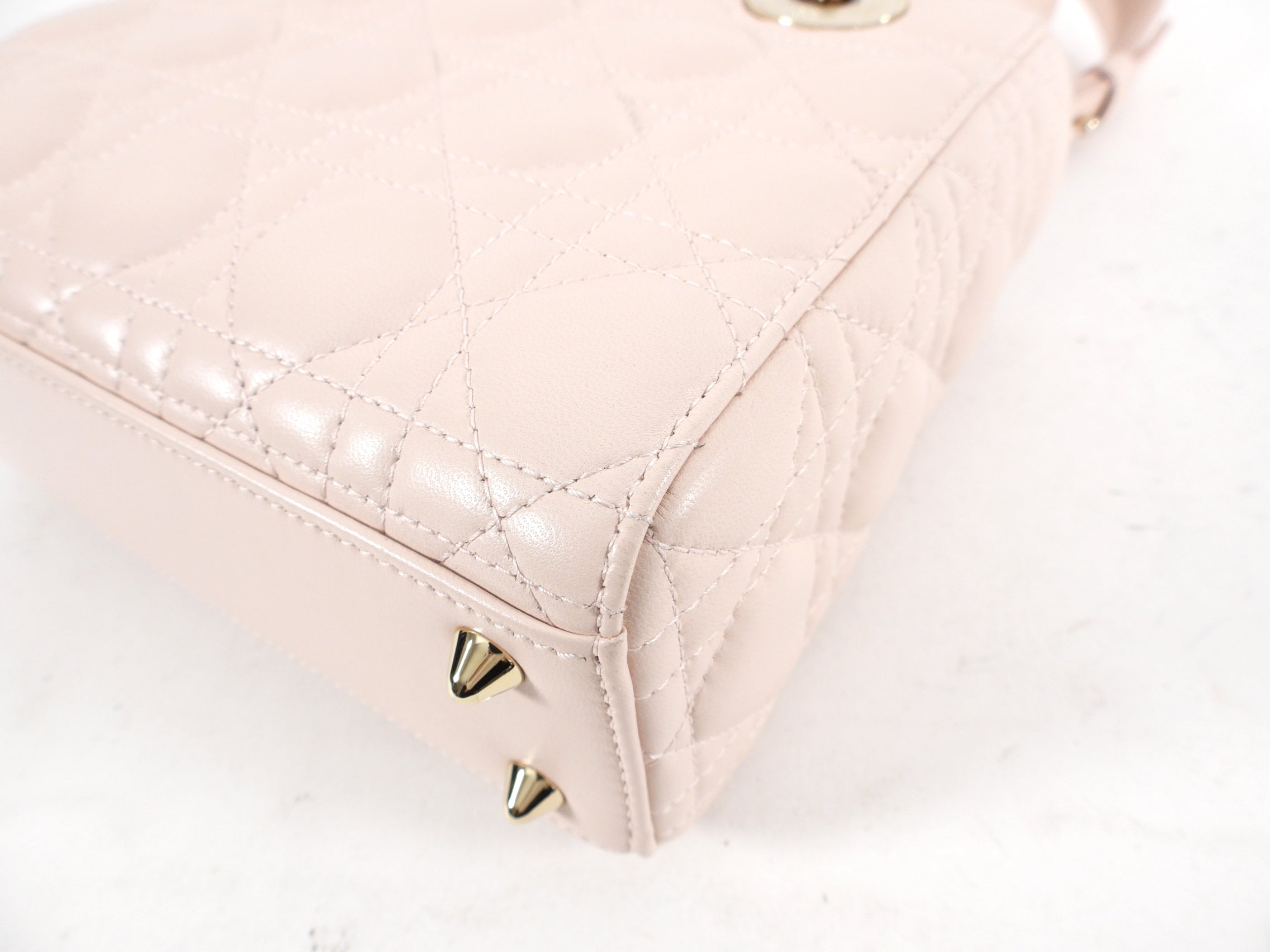 Dior Small Light Pink My Lady Dior Cannage Crossbody Bag