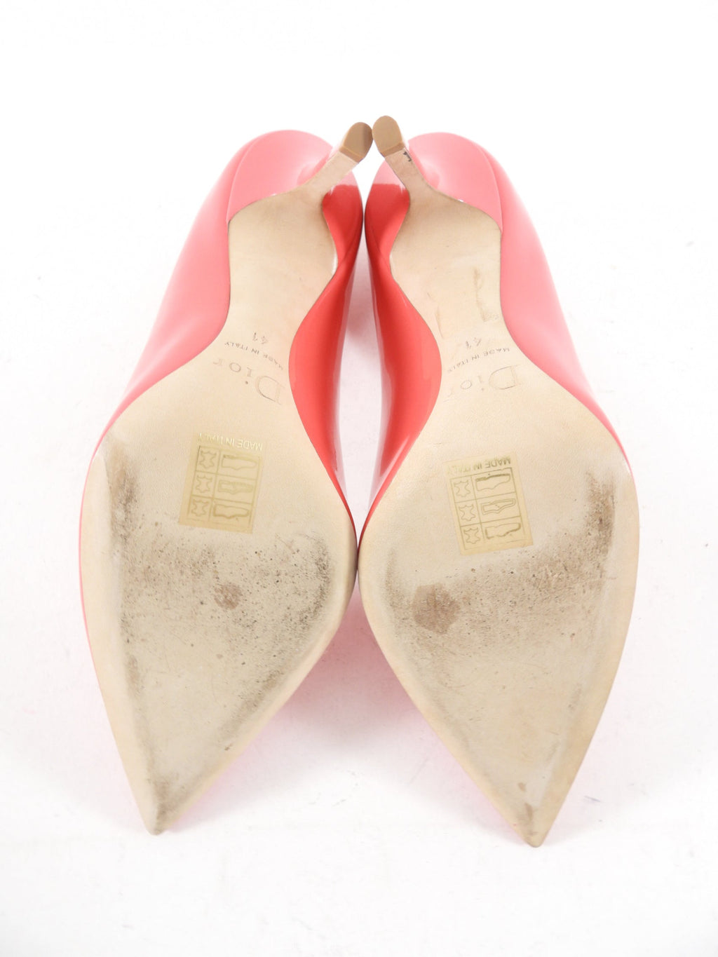 Christian Dior Pink Patent Leather Pumps - 41