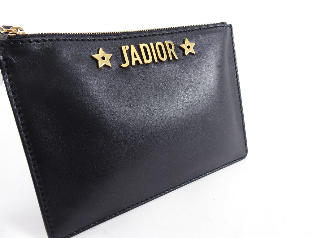 Dior J'adior Small Zippered Wristlet Pouch Bag
