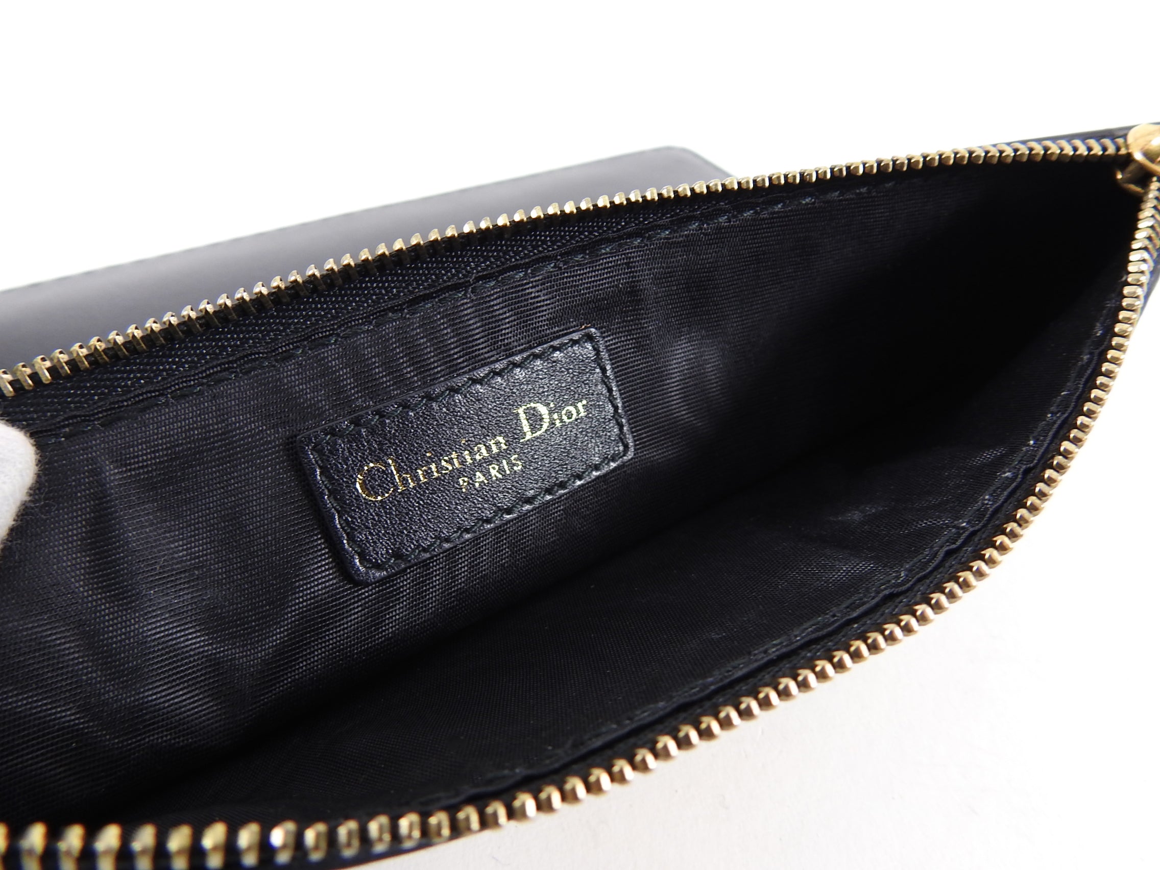 Dior J'adior Small Zippered Wristlet Pouch Bag
