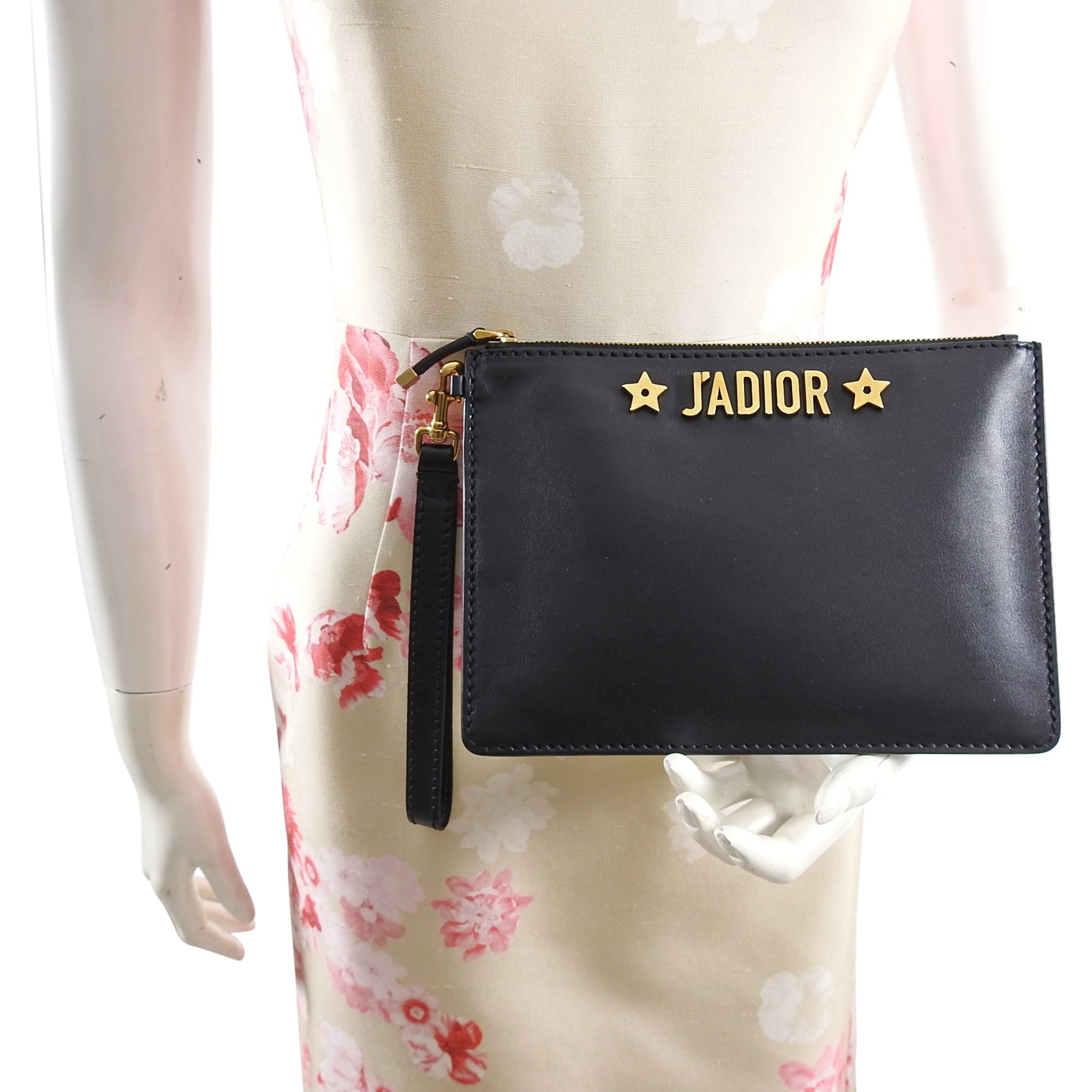 Dior J'adior Small Zippered Wristlet Pouch Bag