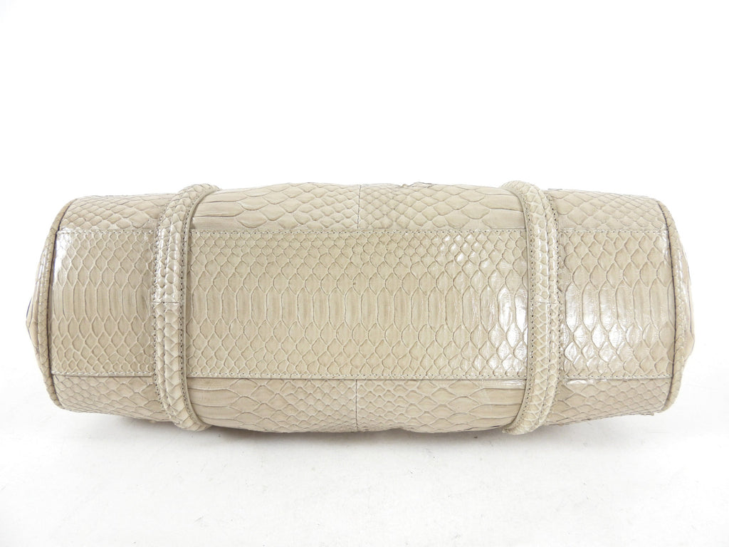 Dior Vintage My Dior Light Grey Python Bag