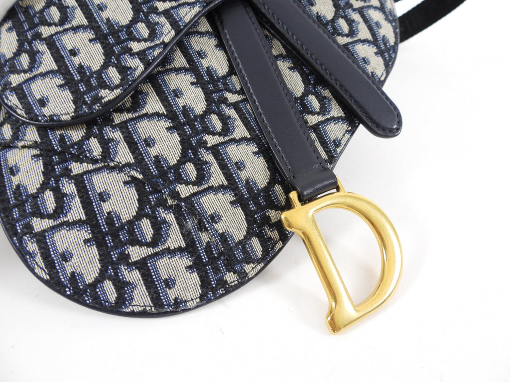 Dior Oblique Monogram Saddle Belt Bag