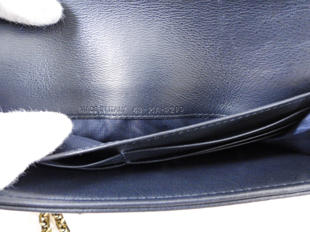 Dior Monogram Oblique Saddle Crossbody Wallet on Chain Bag