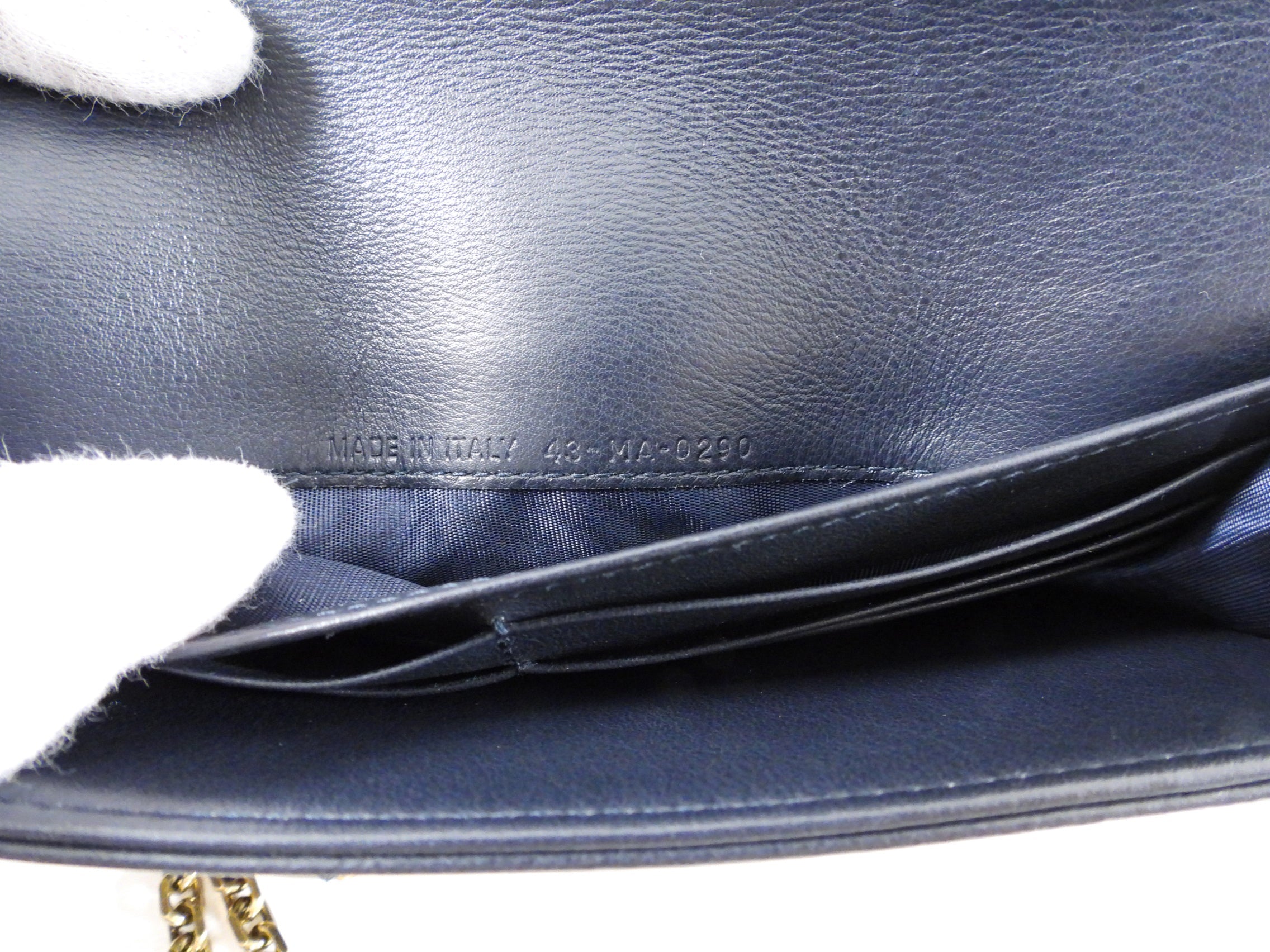 Dior Monogram Oblique Saddle Crossbody Wallet on Chain Bag